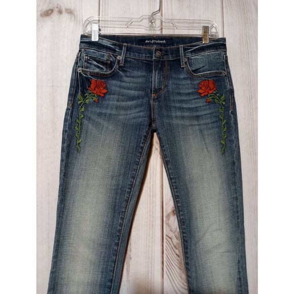 Driftwood Jeans Ladies 26 Skinny Embroidered - Picture 3 of 9